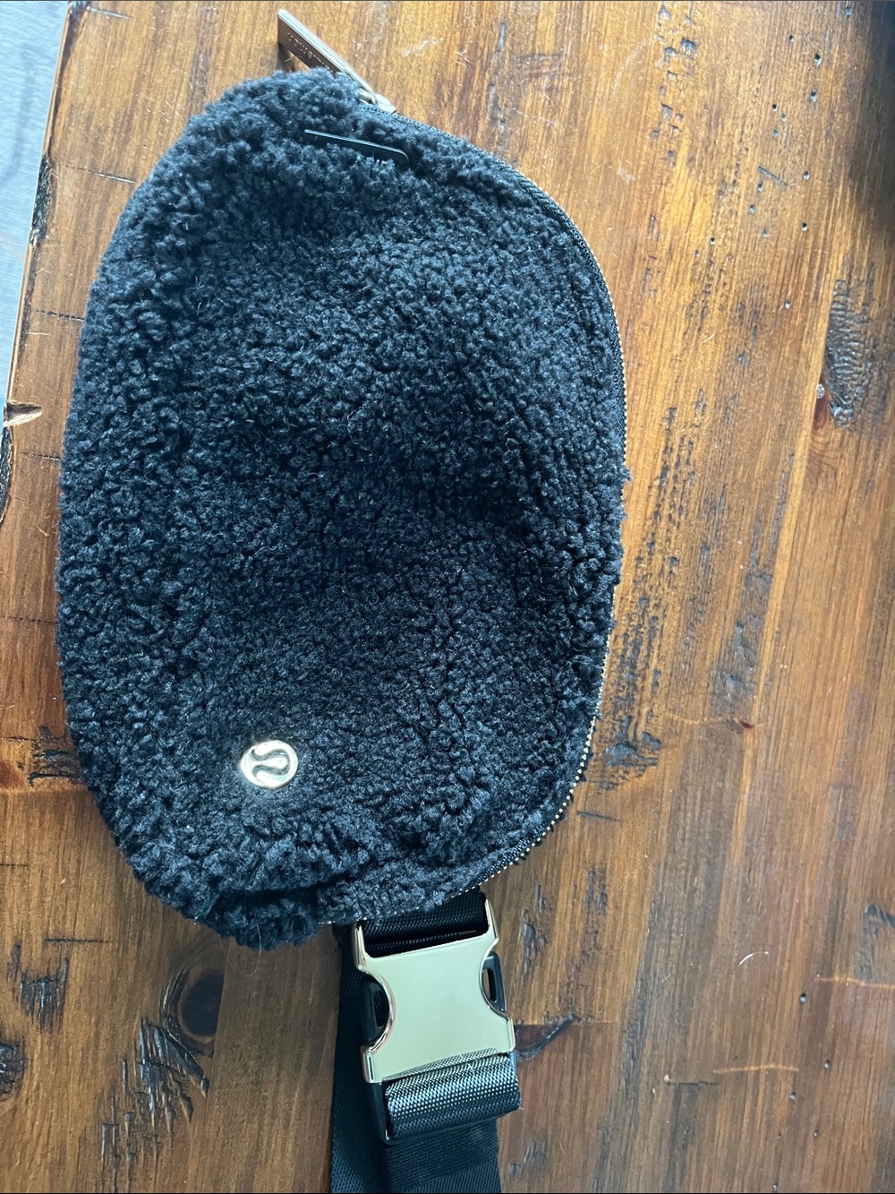 lululemon athletica Black Sherpa Crossbody Bag